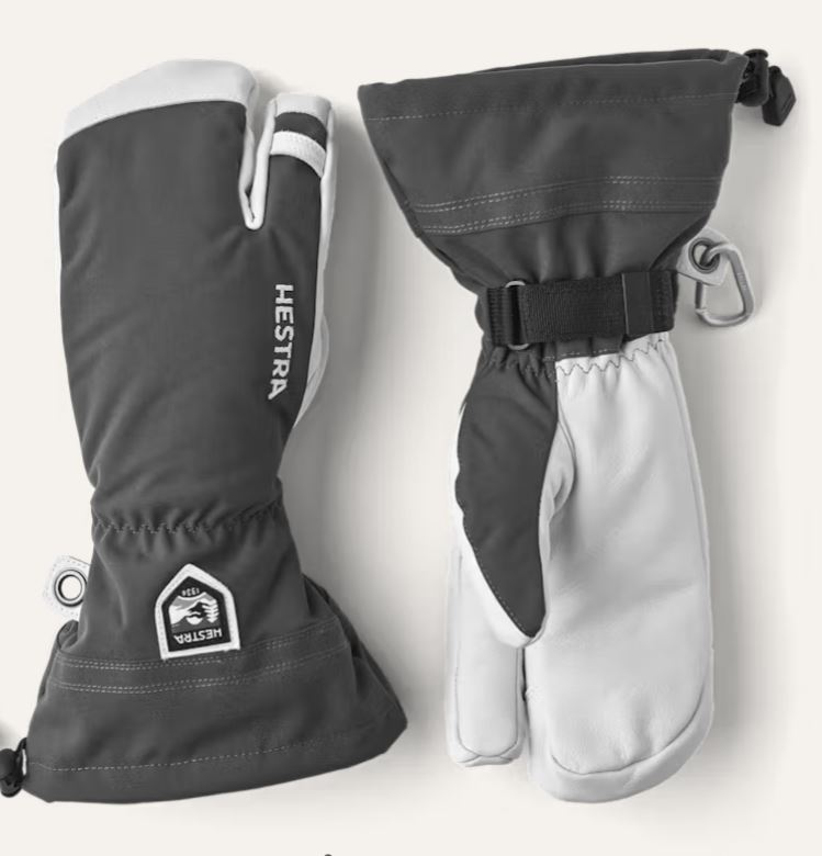 Army Leather Heli Ski 3 Finger