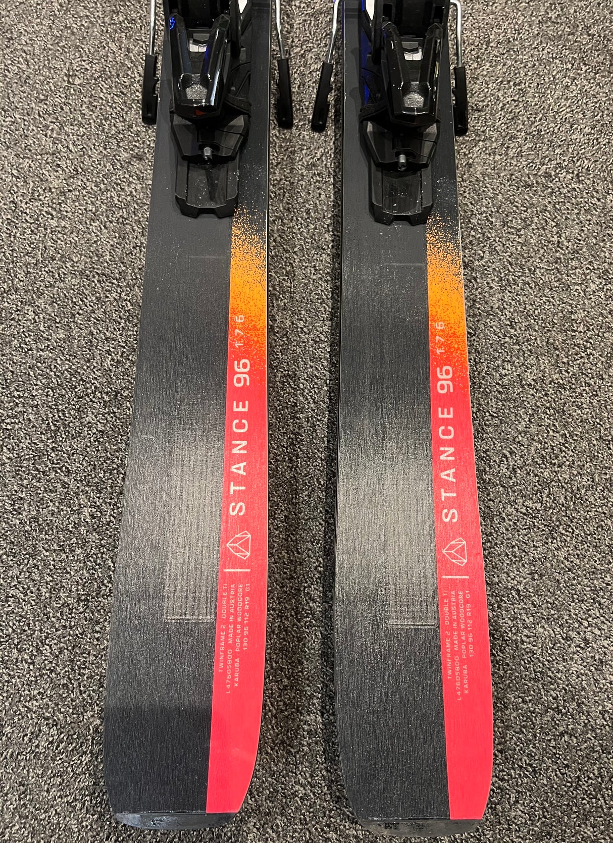 Stance 96 Inc. Strive 13 Bindings 24/25 EX DEMO Skis