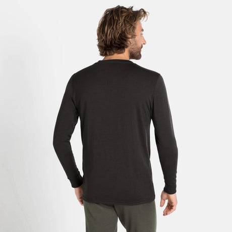 T-shirt à manches longues NATURAL 100% MERINO WARM pour homme