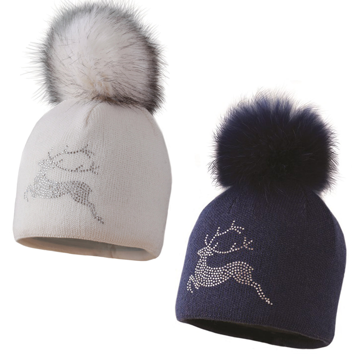 B054 Cristal Cerf Pompon