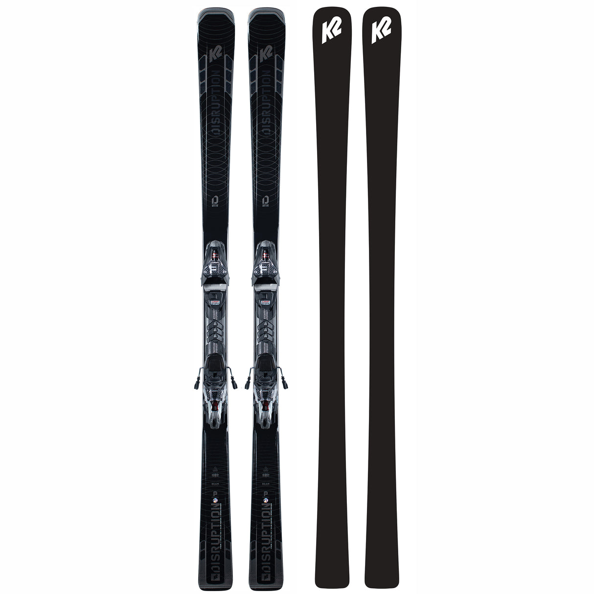 Skis K2 Disruption MTI avec fixations Marker MXCell 12