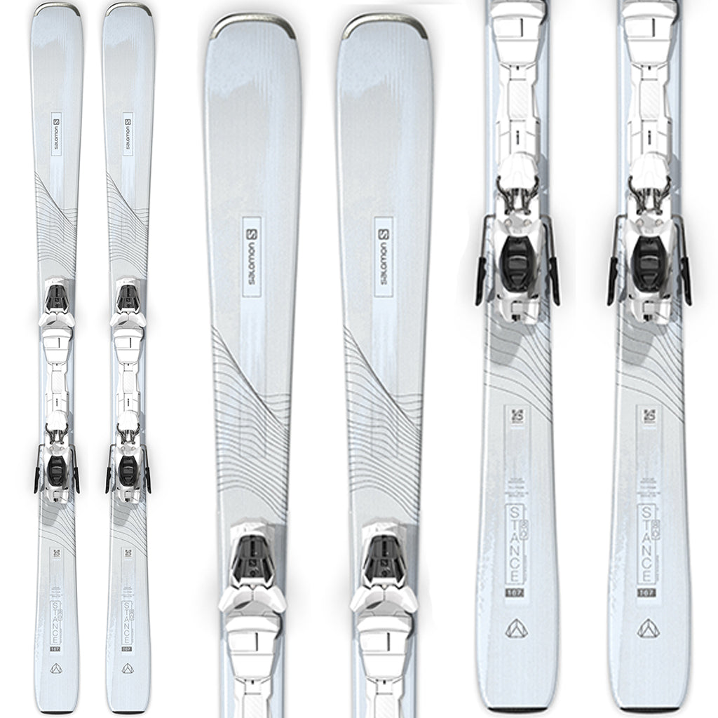 Salomon Stance 80 W including M10 GW binding. Women all mountain skis