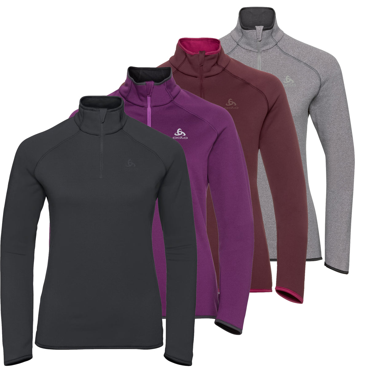 Couche intermédiaire 1/2 zip CARVE CERAMIWARM pour femme