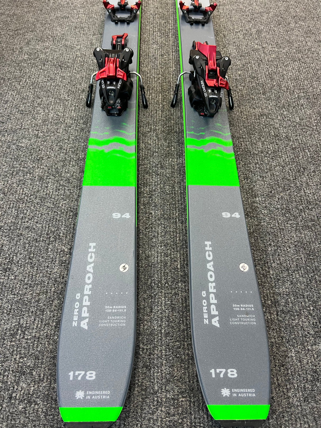 ZERO G 94 Skis Inc. Marker King Pin 10 Bindings EX DEMO (178cm)
