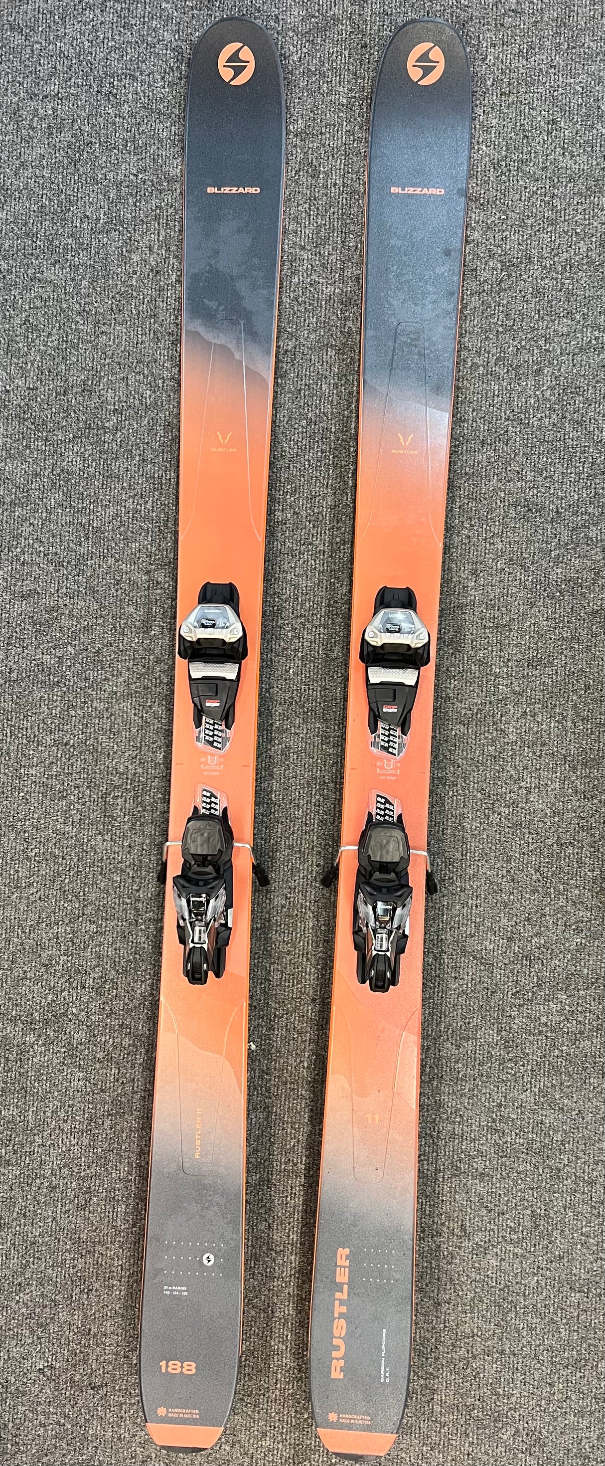 RUSTLER 11 Inc. Marker Griffon Demo Bindings (DISPLAY MODEL - NEW)