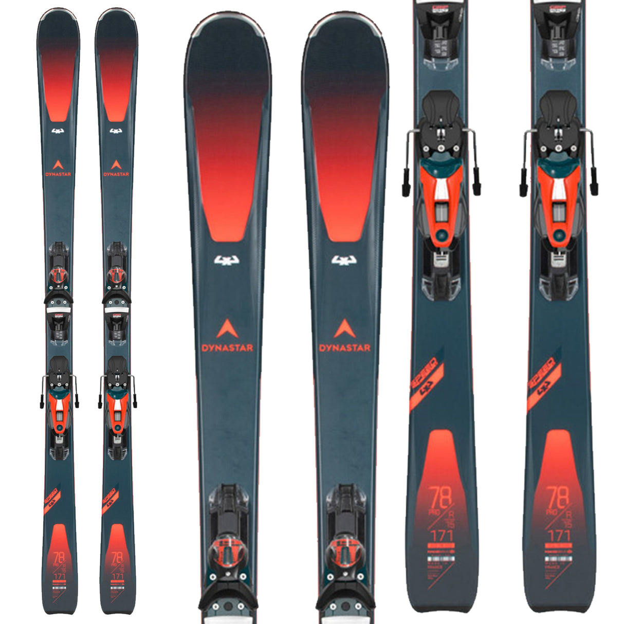 Skis Dynastar SpeedZone 4x4 78 Pro avec fixation NX12 Konect
