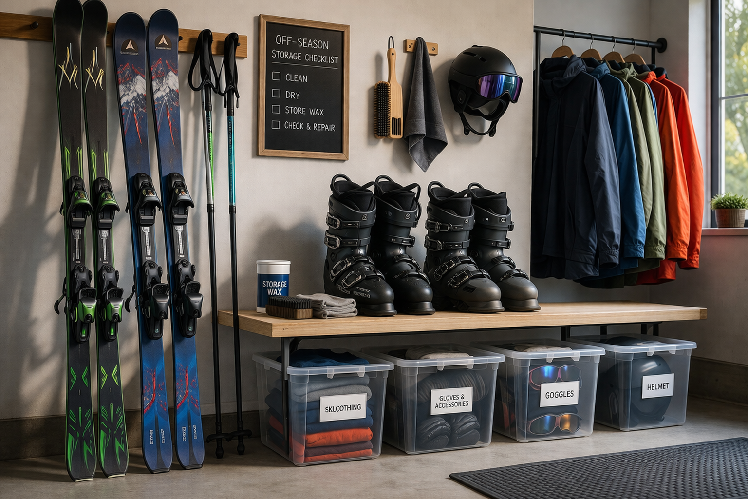 How to Store Your Ski Equipment Properly in the Off-Season