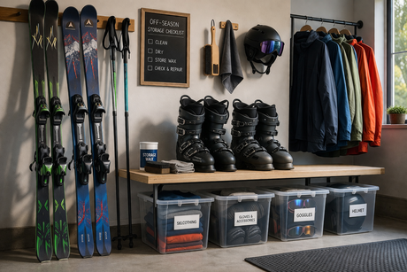 How to Store Your Ski Equipment Properly in the Off-Season
