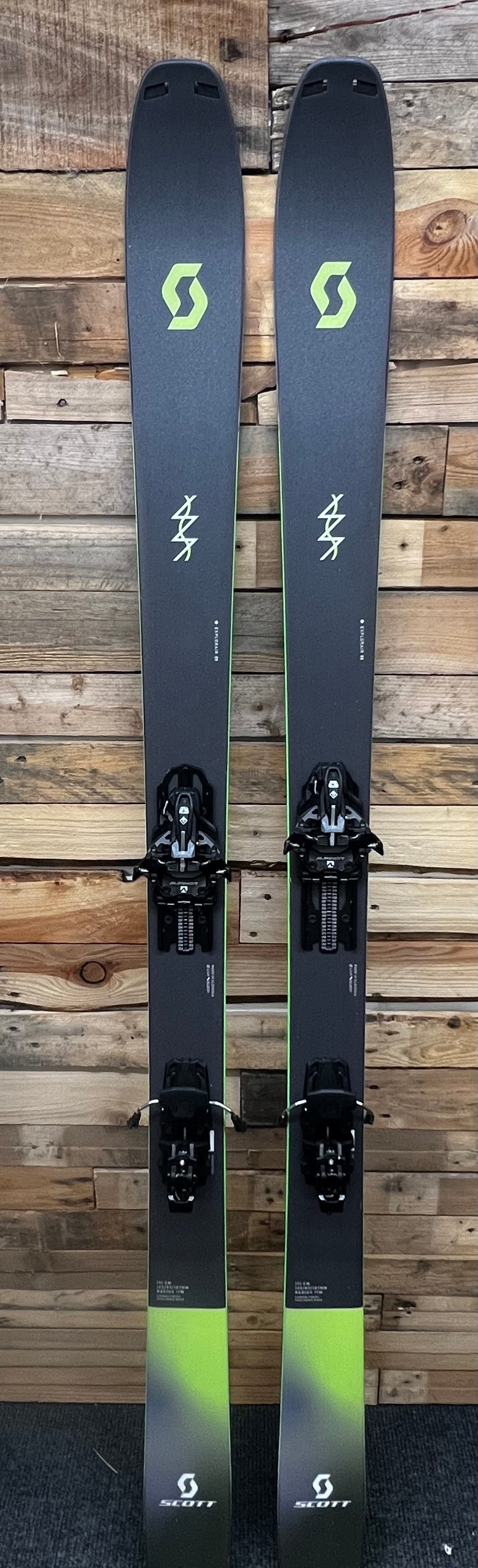 Ex-demo Scott Explorair 88 including Marker Alpinist 10 bindings