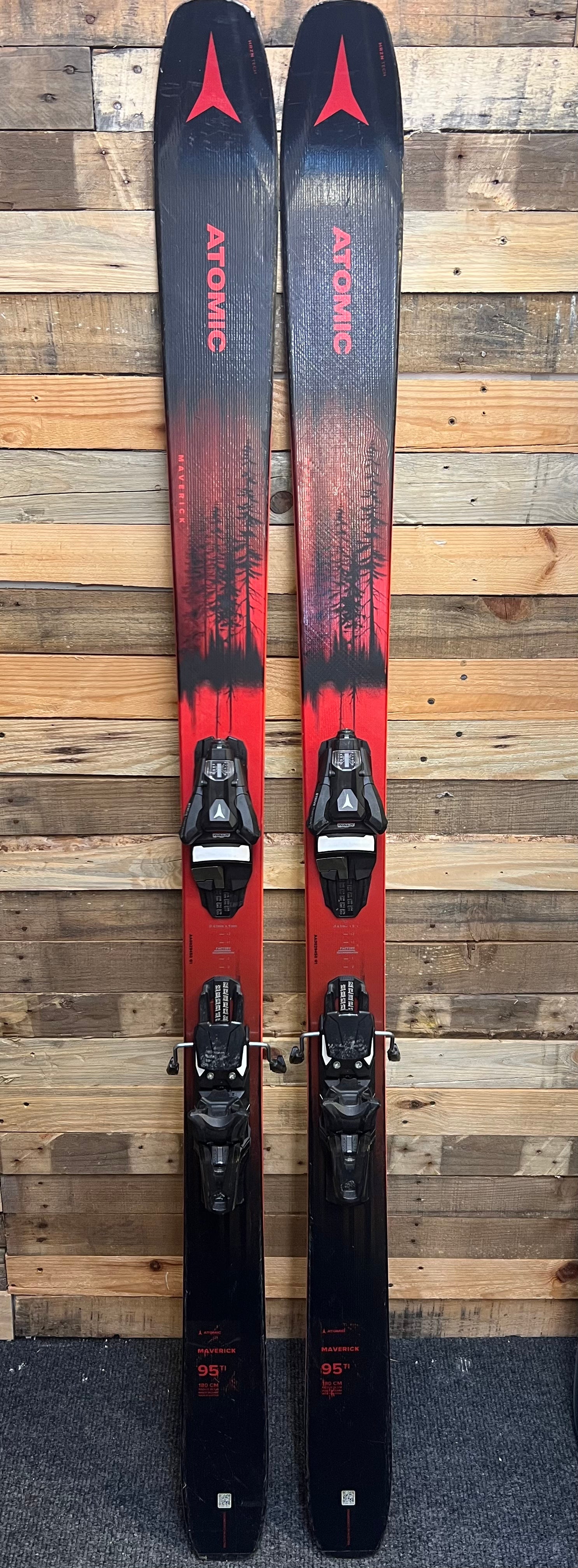 ATOMIC MAVERICK 95 TI All Mountain Freeride Ski(DISPLAY MODEL