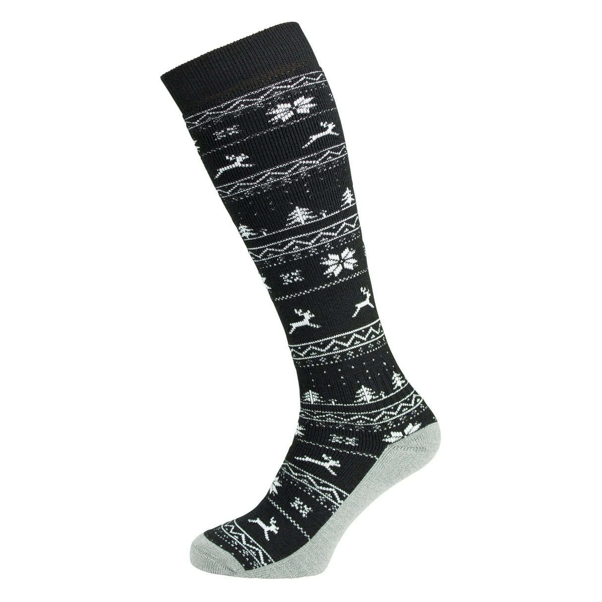 Patterned Performance Ski Sock 25/26