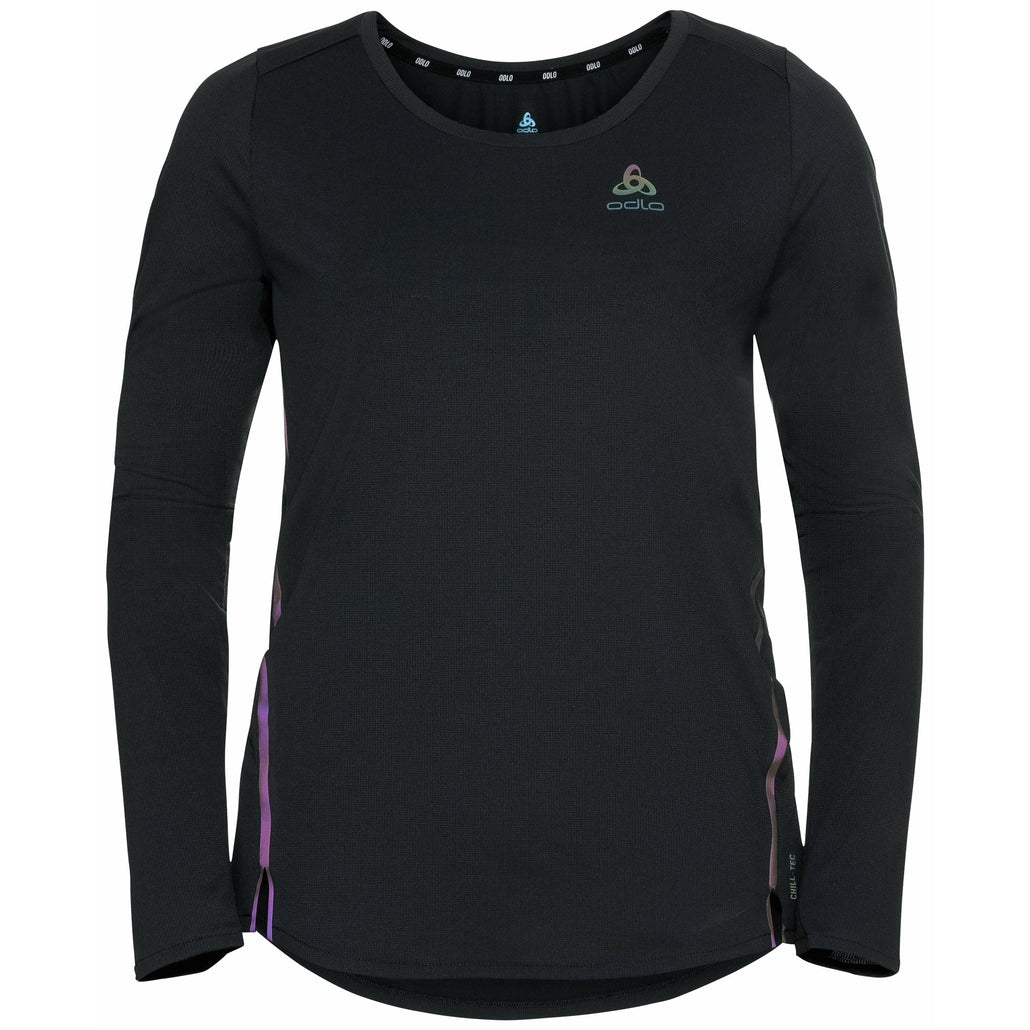Women's ZEROWEIGHT CHILL-TEC BLACKPACK Long-Sleeve Running T-Shirt