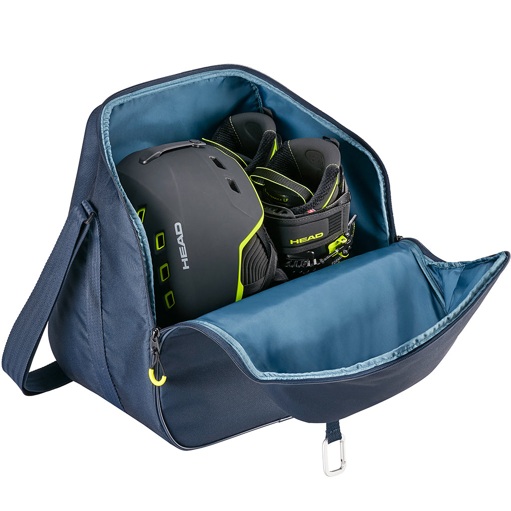 Borsa Sci Bambini Driver13 Con Scomparto Casco | Per Scarponi E Accessori, Blu - Impermeabile - Foto 10