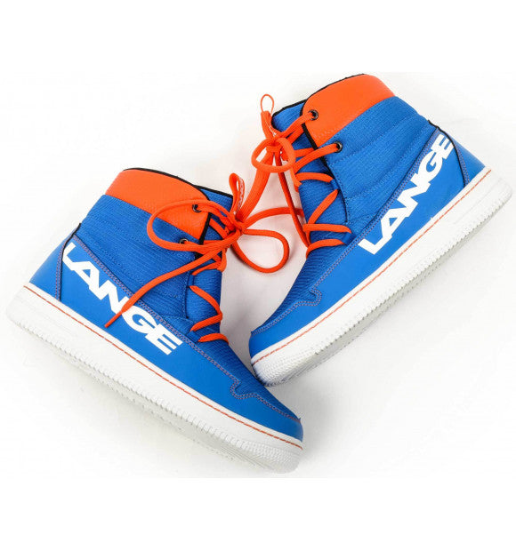 NWOT Lange Podium Snow Soft Shoes Boots Men 11.5  US Blue + Orange Athletic‎ Lange Podium Winter Shoes - Icon main image 3