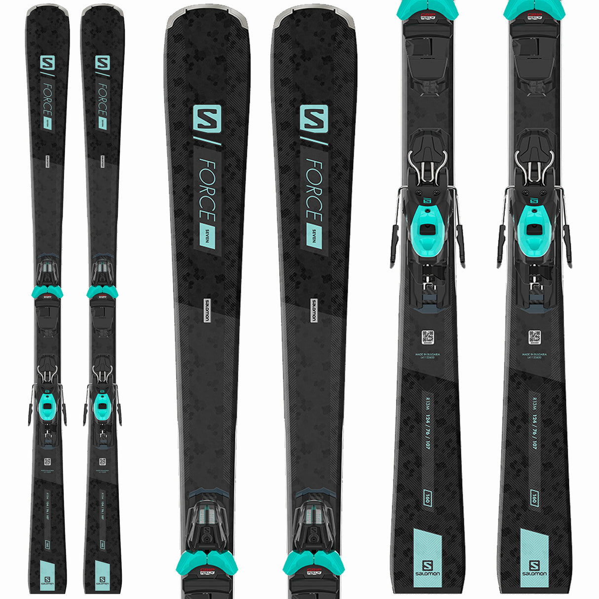 Salomon S/Force 7 Women's Skis Including M10 GW Binding