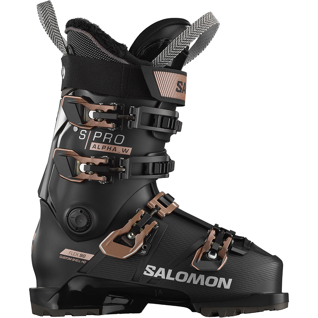 S/Pro Alpha 90 W Salomon ladies women ski boots custom 90 flex – Ski Exchange
