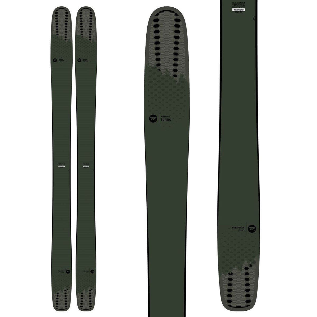 SUPER 7 HD Freeride Skis FLAT