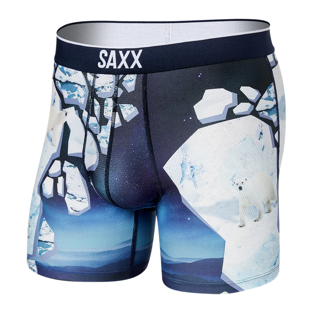 Saxx Underwear Kinetic L-C Mesh Bb Optic Camo Black Boxers